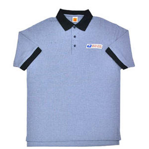New United States Postal Service Navy Blue Polo Shirt By A By Sai 2XL 