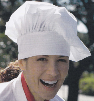 Red Kap HP60 Chef Hat White