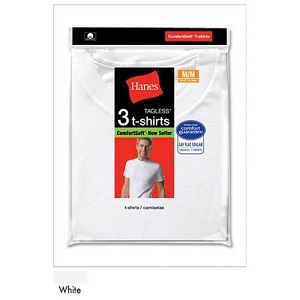 3 Pack Hanes Crew Neck T-Shirts