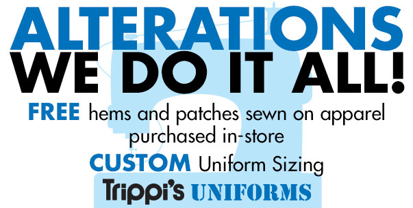 Uniforms Sold Near Worcester,Framingham,Boston MA | Trippi’s Uniforms Inc